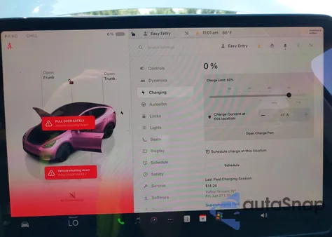 2024 Tesla Model Y Long Range Dual Motor All-Wheel Drive из США, поврежденный, VIN 7SAYGDEE8RA239384